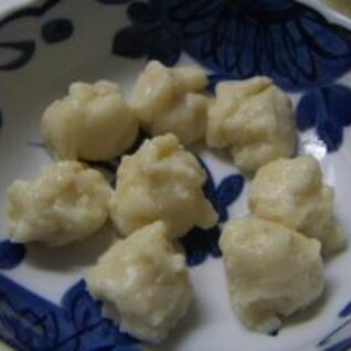 チンして簡単☆お豆腐の米粉もち
